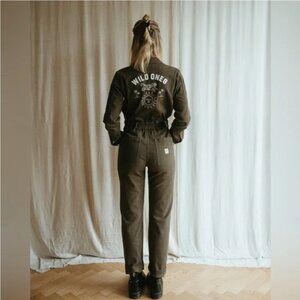 NWT P&Co Wild Ones Olive Boilersuit Jumpsuit UK-18
